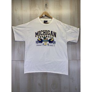 Big House Football 2008 Capital One Bowl University of Michigan T Shirt XL-10462